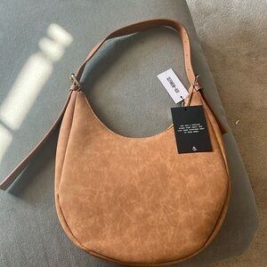 4th & reckless Una faux suede Crescent bag